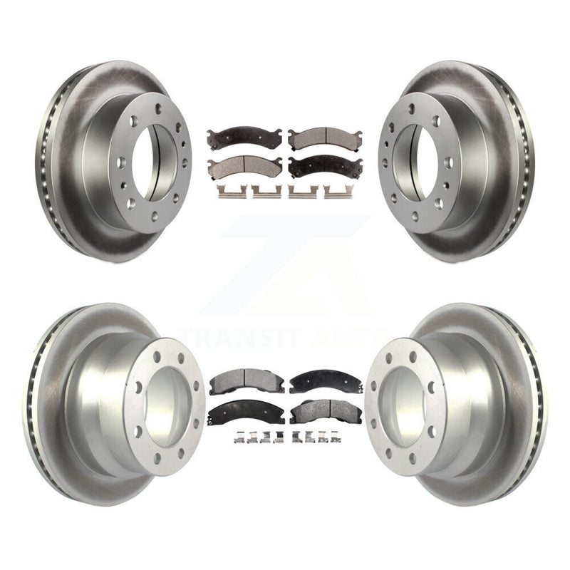 Transit Auto KGT-102098 Disc Brake Kit for 2009-2020 Chevrolet Express 4500, GMC Savana 4500 - Front and Rear