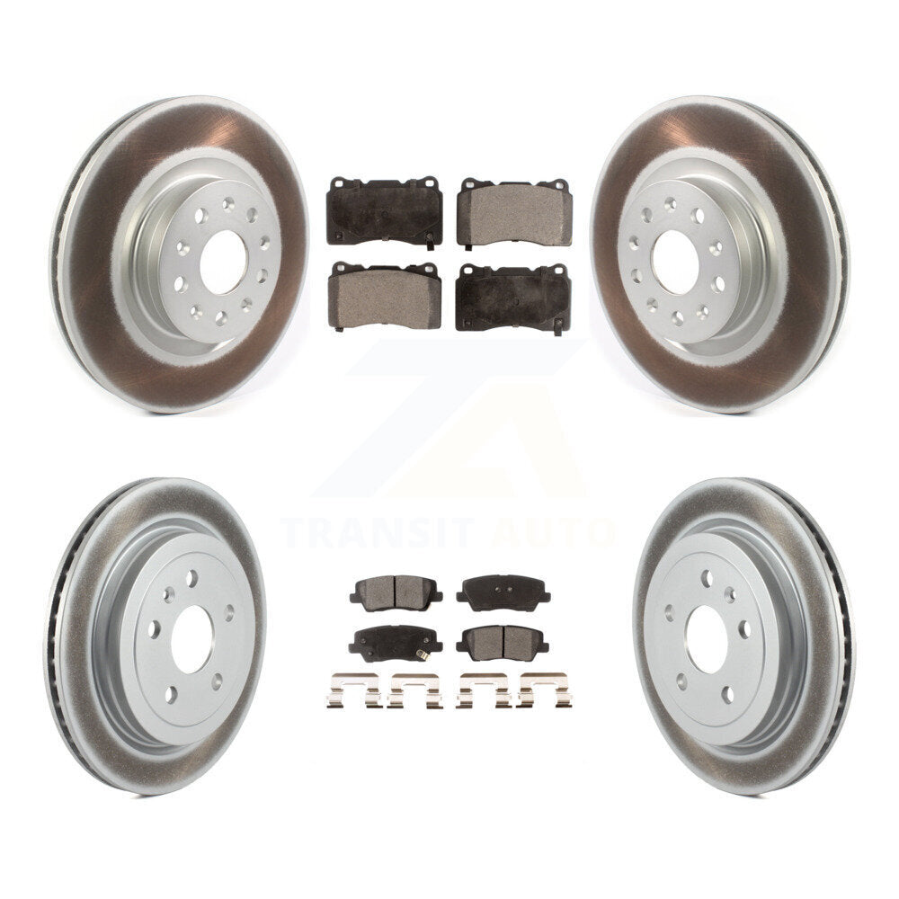 Transit Auto KGT-102108 Disc Brake Kit for 2015 Cadillac CTS - Front and Rear