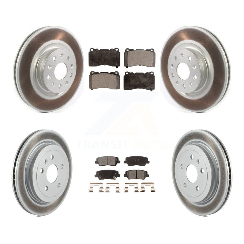 Transit Auto KGT-102108 Disc Brake Kit for 2015 Cadillac CTS - Front and Rear