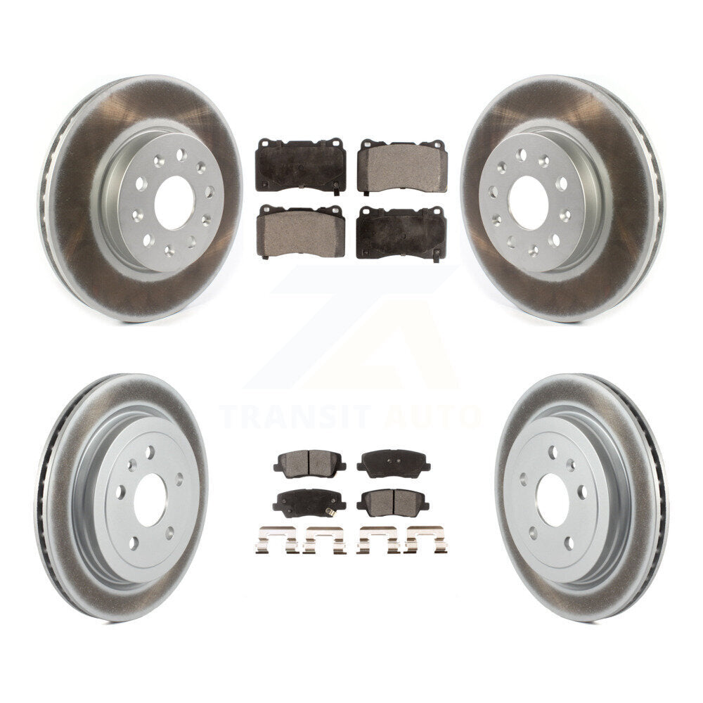 Transit Auto KGT-102109 Disc Brake Kit for 2015-2016 Cadillac CTS - Front and Rear