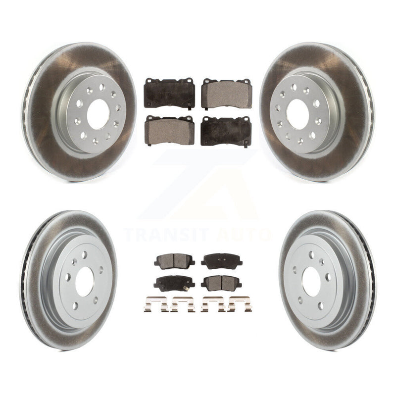 Transit Auto KGT-102109 Disc Brake Kit for 2015-2016 Cadillac CTS - Front and Rear