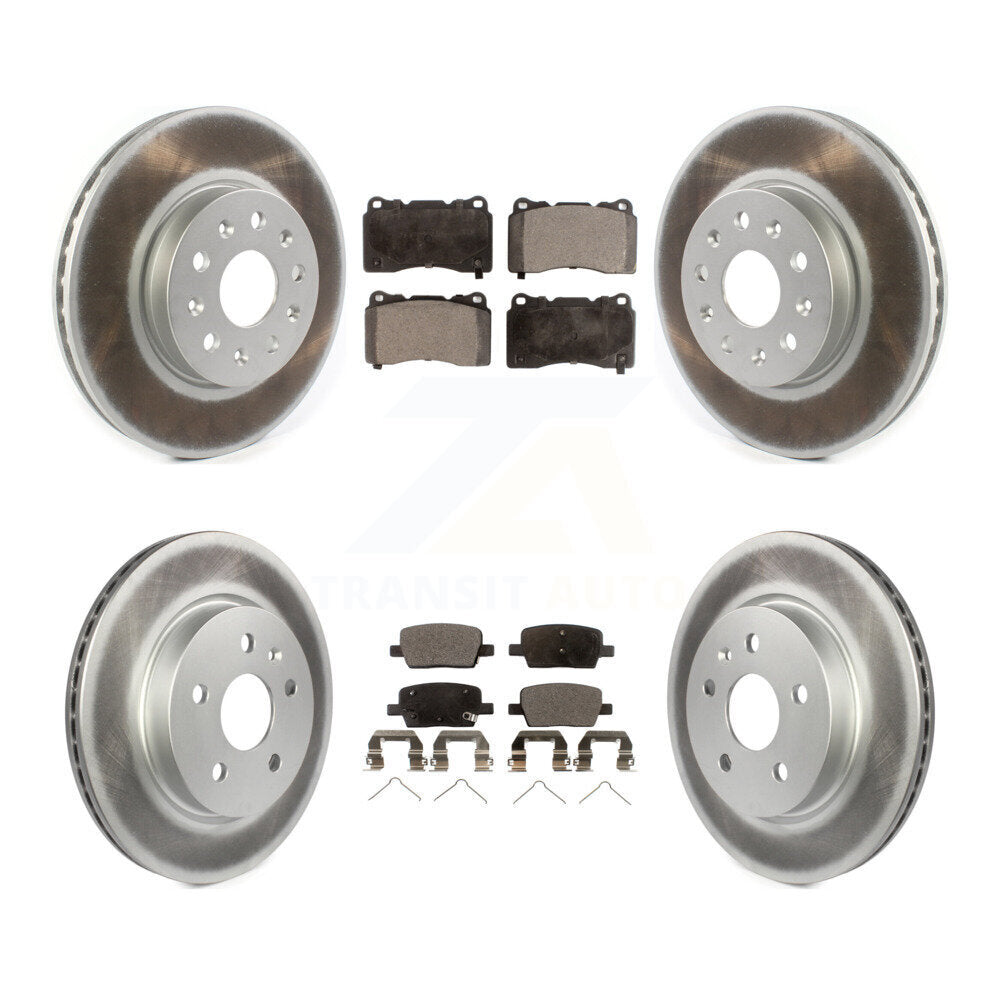 Transit Auto KGT-102110 Disc Brake Kit for 2016-2022 Chevrolet Camaro, Cadillac CT6 - Front and Rear