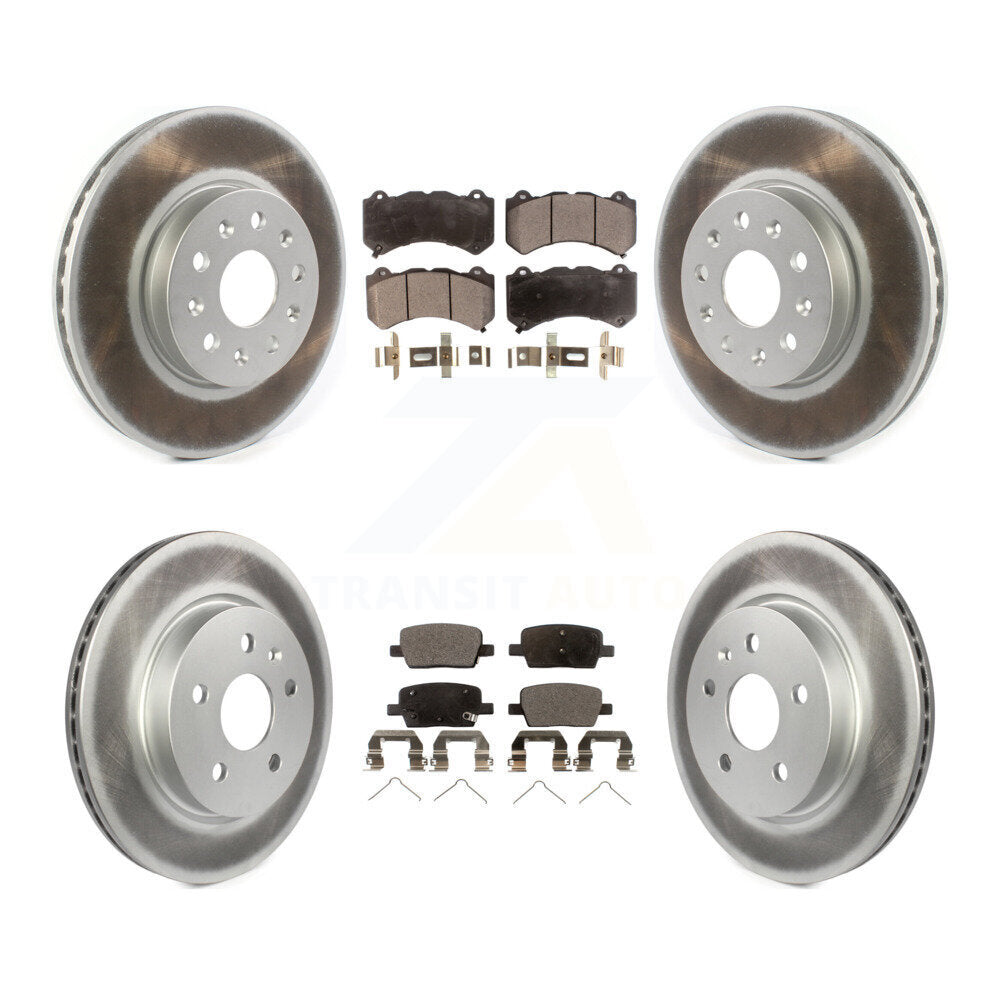 Transit Auto KGT-102112 Disc Brake Kit for 2019-2020 Chevrolet Camaro - Front and Rear