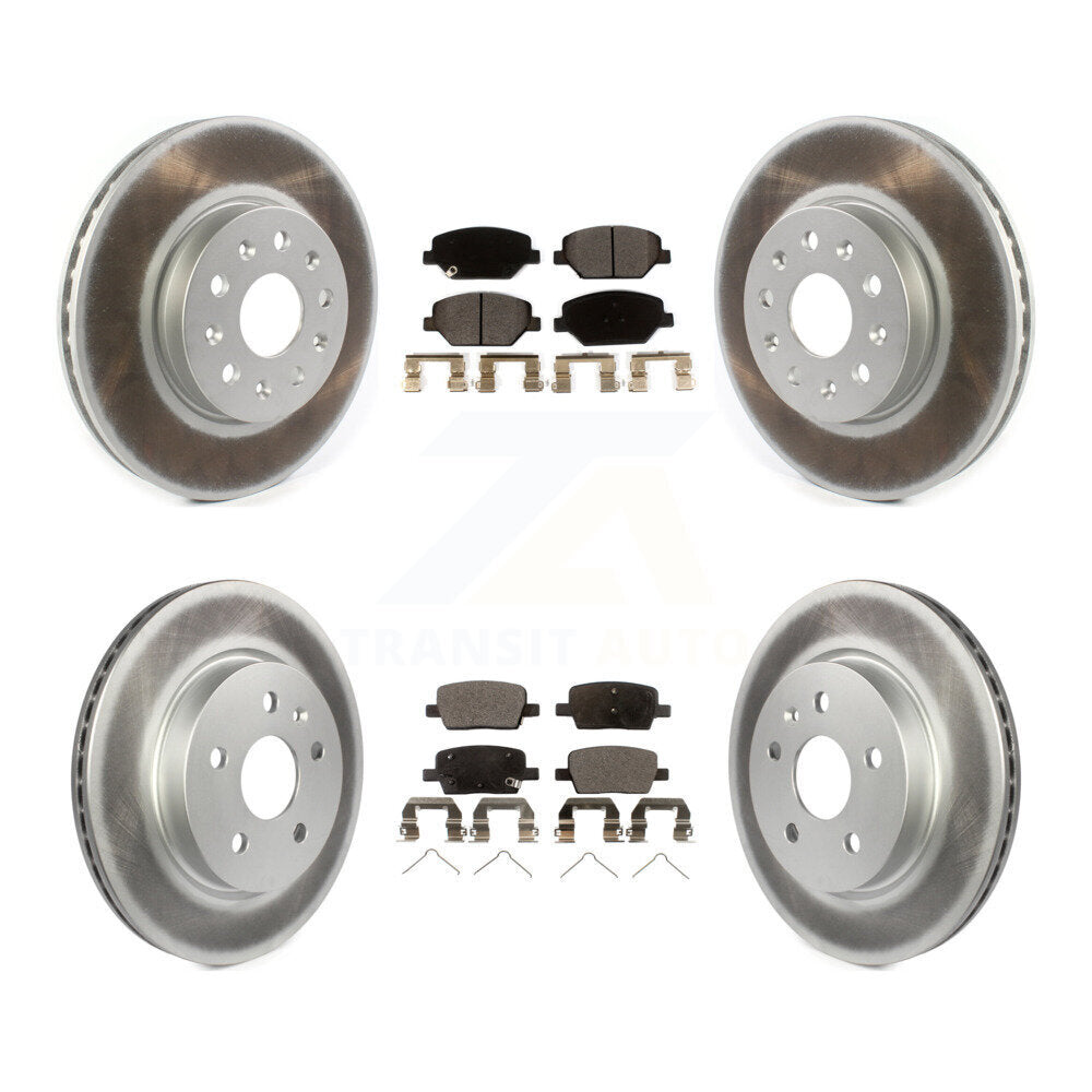 Transit Auto KGT-102114 Disc Brake Kit for 2016-2020 Chevrolet Camaro - Front and Rear