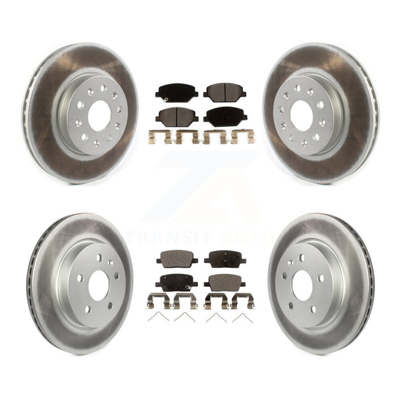 Transit Auto KGT-102114 Disc Brake Kit for 2016-2020 Chevrolet Camaro - Front and Rear