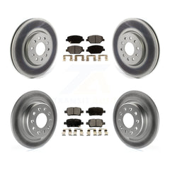 Transit Auto KGT-102115 Disc Brake Kit for 2017-2020 Buick Regal TourX, Chevrolet Equinox and More - Front and Rear