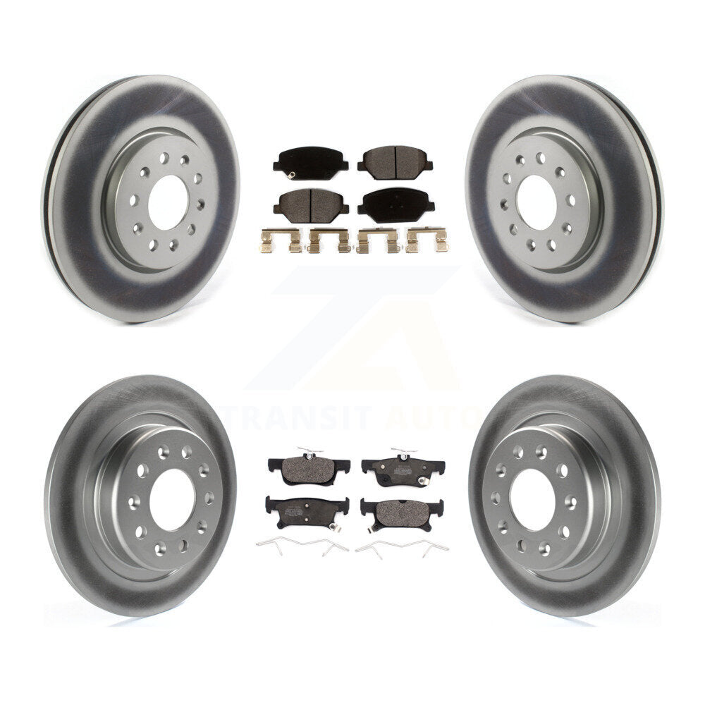 Transit Auto KGT-102116 Disc Brake Kit for 2016-2018 Buick Envision - Front and Rear