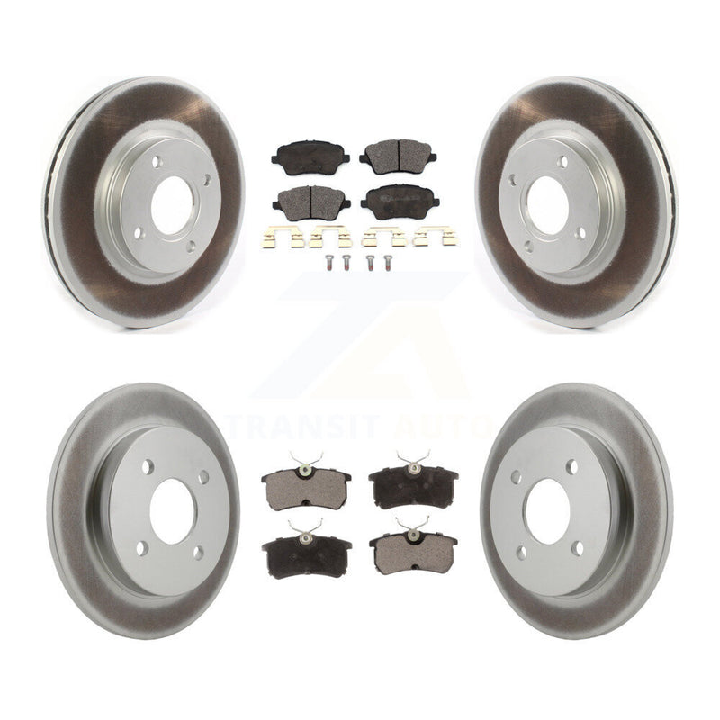 Transit Auto KGT-102121 Disc Brake Kit for 2014-2019 Ford Fiesta - Front and Rear