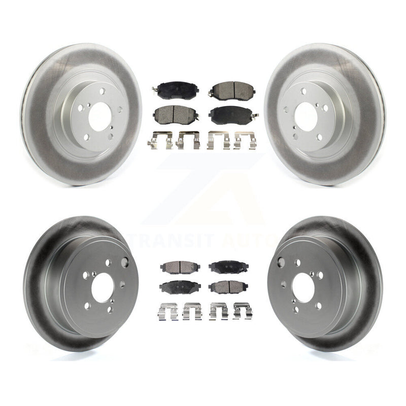 Transit Auto KGT-102136 Disc Brake Kit for 2011-2014 Subaru Impreza, Subaru Legacy and More - Front and Rear