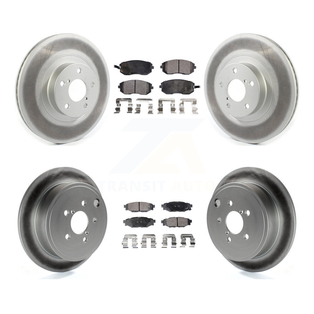 Transit Auto KGT-102141 Disc Brake Kit for 2008-2013 Subaru WRX, Subaru Legacy and More - Front and Rear