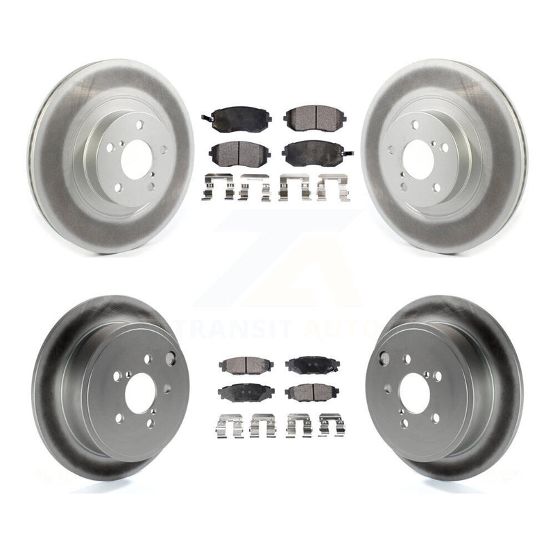 Transit Auto KGT-102141 Disc Brake Kit for 2008-2013 Subaru WRX, Subaru Legacy and More - Front and Rear