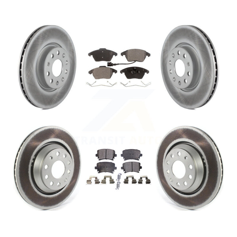 Transit Auto KGT-102142 Disc Brake Kit for 2009-2010 Volkswagen Passat CC - Front and Rear