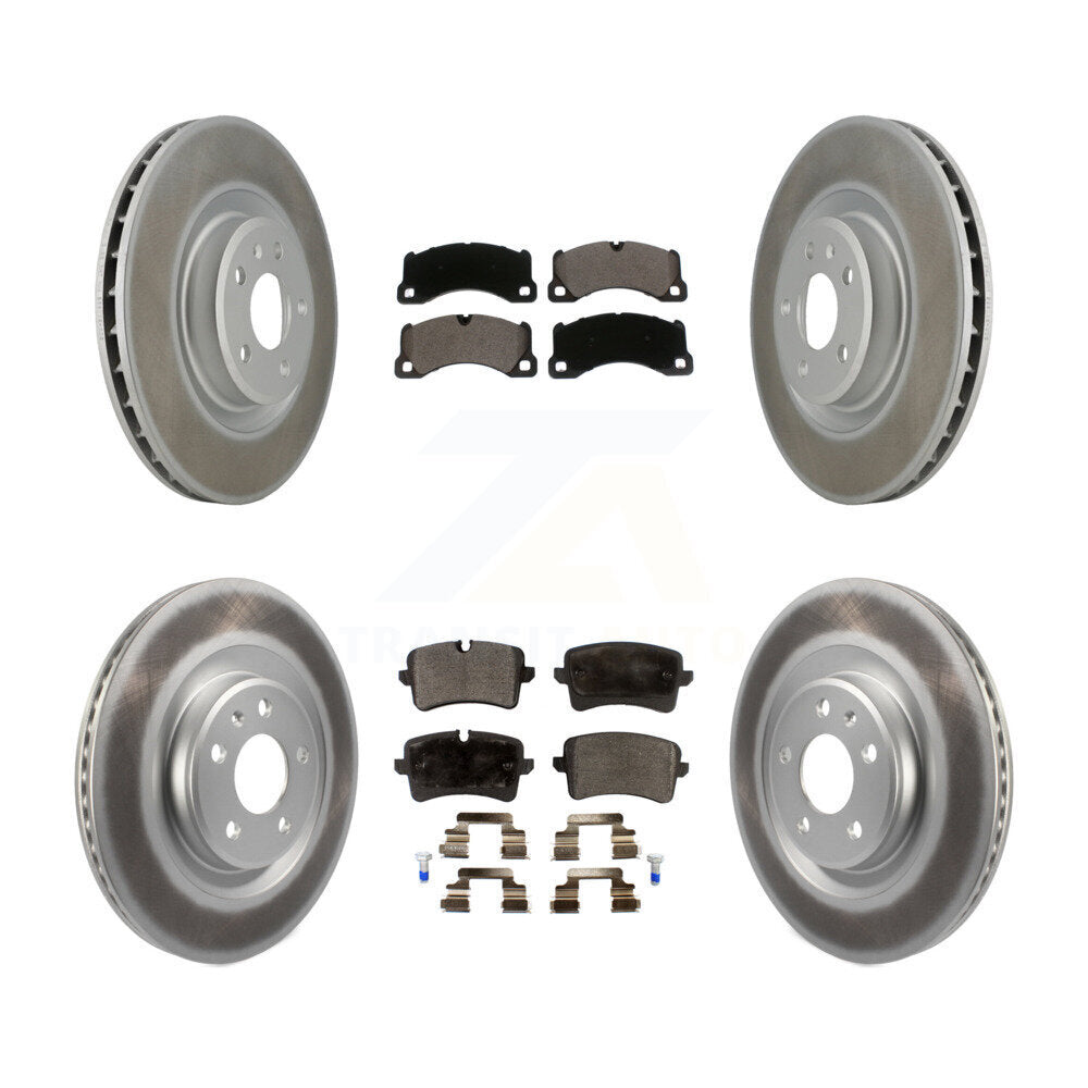 Transit Auto KGT-102147 Disc Brake Kit for 2017 Porsche Macan - Front and Rear