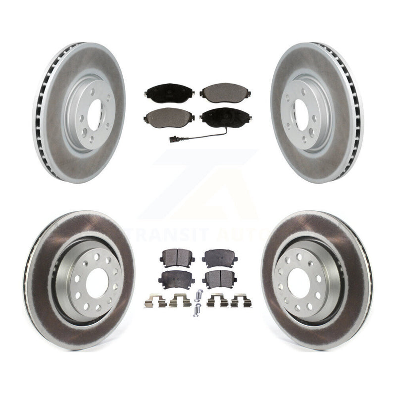 Transit Auto KGT-102155 Disc Brake Kit for 2013-2016 Volkswagen CC - Front and Rear
