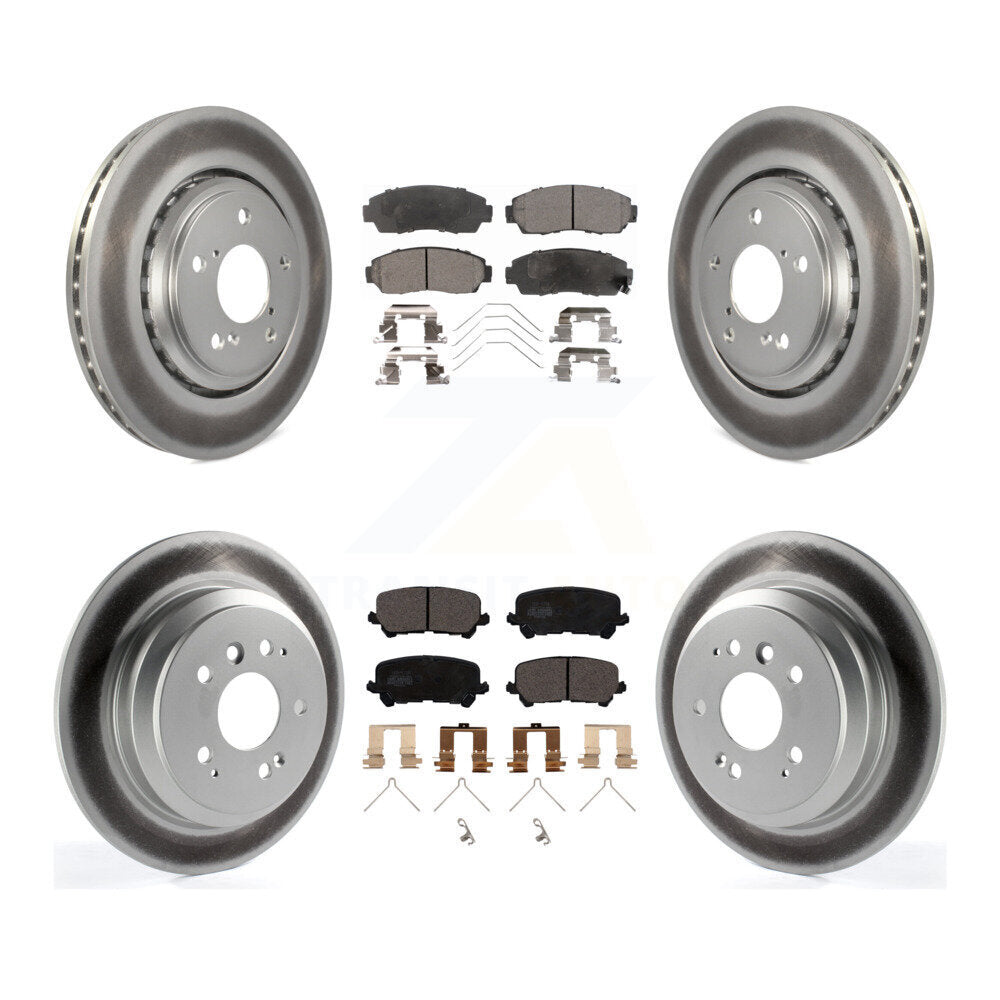 Transit Auto KGT-102158 Disc Brake Kit for 2019-2024 Honda Passport - Front and Rear