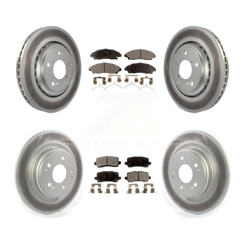 Transit Auto KGT-102159 Disc Brake Kit for 2017-2020 Acura MDX - Front and Rear
