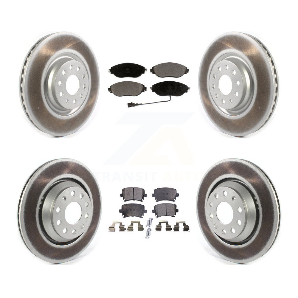 Transit Auto KGT-102161 Disc Brake Kit for 2018-2021 Volkswagen GTI - Front and Rear