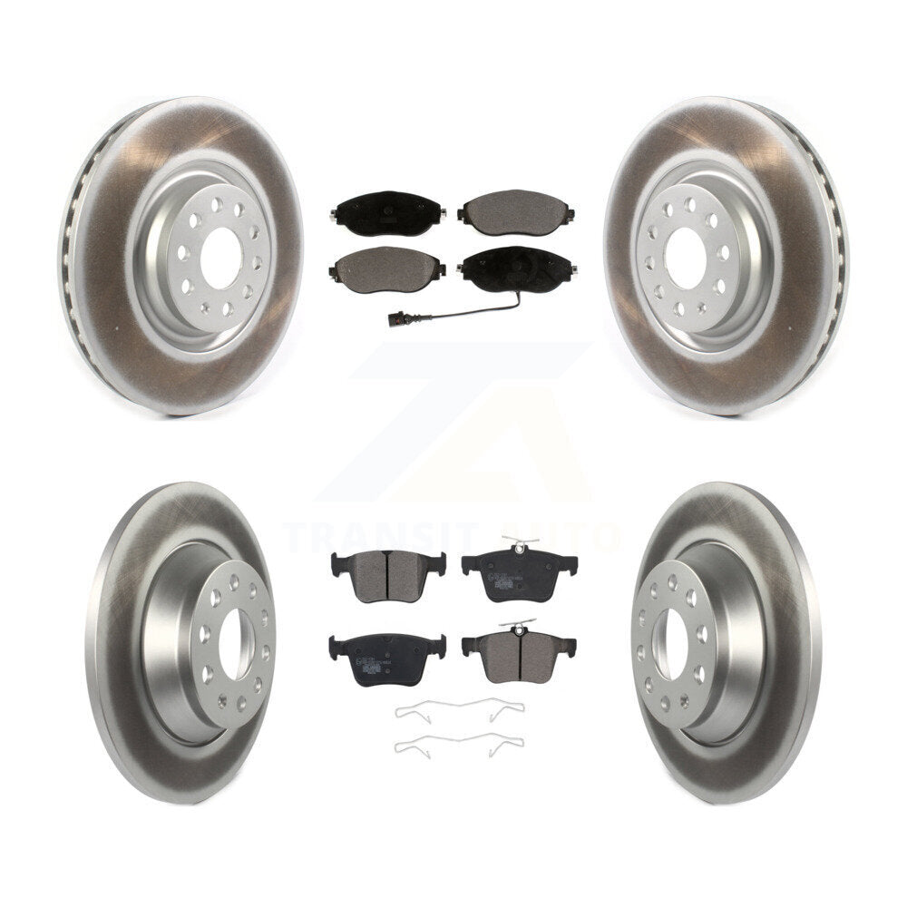 Transit Auto KGT-102163 Disc Brake Kit for 2018-2022 Volkswagen Jetta, Volkswagen Tiguan - Front and Rear
