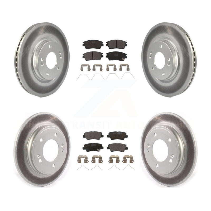 Transit Auto KGT-102167 Disc Brake Kit for 2017-2020 Hyundai Elantra - Front and Rear
