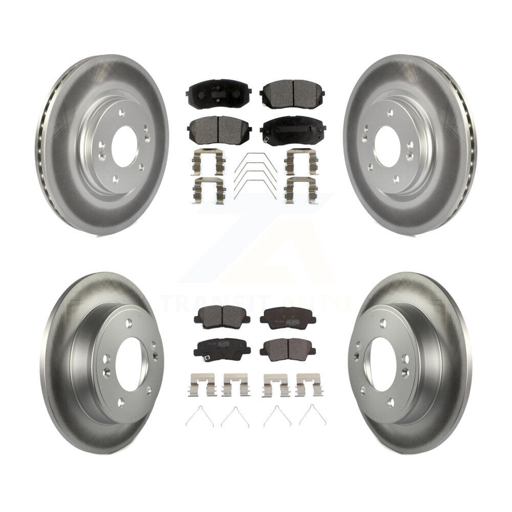 Transit Auto KGT-102168 Disc Brake Kit for 2021 Kia Forte5 - Front and Rear