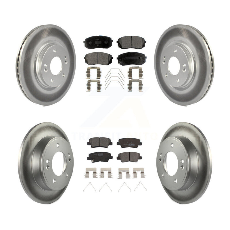 Transit Auto KGT-102168 Disc Brake Kit for 2021 Kia Forte5 - Front and Rear
