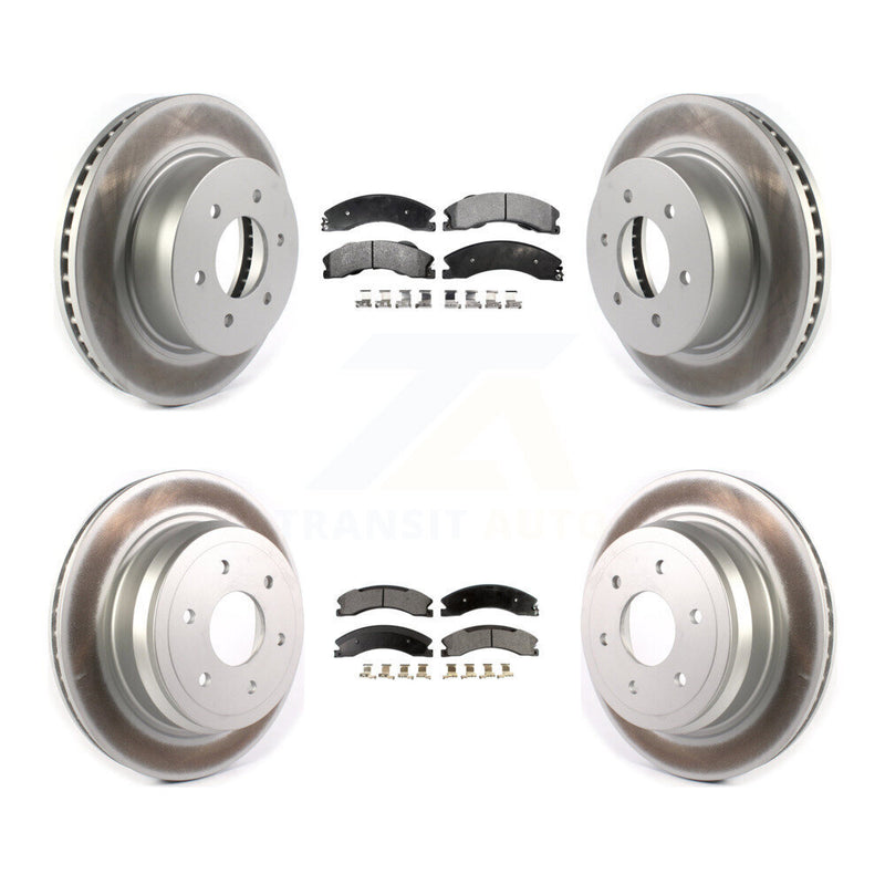 Transit Auto KGT-102170 Disc Brake Kit for 2016-2024 Nissan TITAN XD - Front and Rear