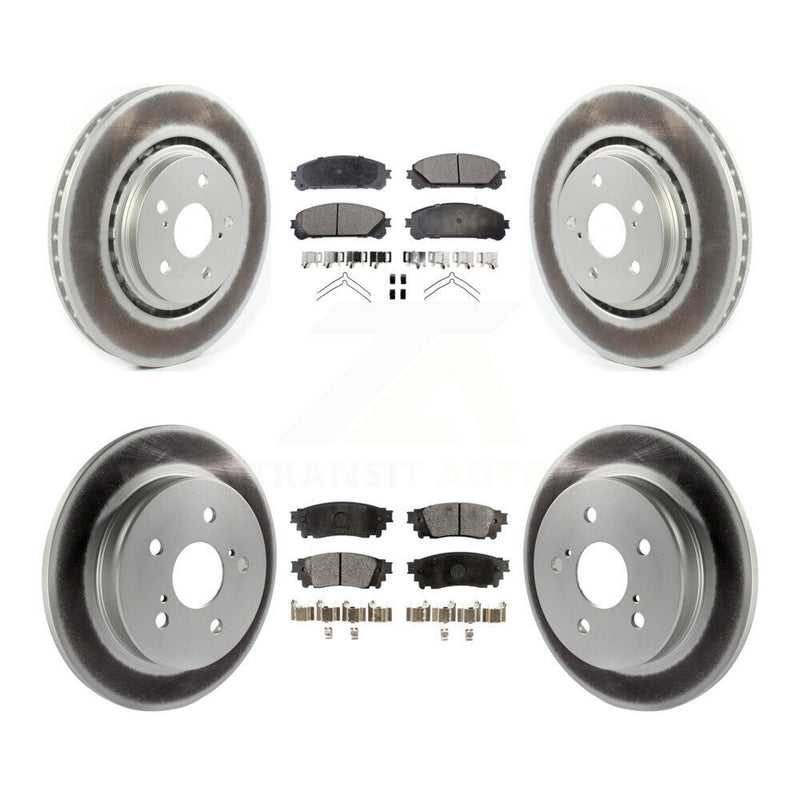 Transit Auto KGT-102171 Disc Brake Kit for 2020-2023 Toyota Camry, Toyota Avalon - Front and Rear