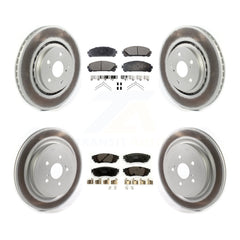 Transit Auto KGT-102172 Disc Brake Kit for 2016-2022 Lexus RX350, Lexus RX350L and More - Front and Rear