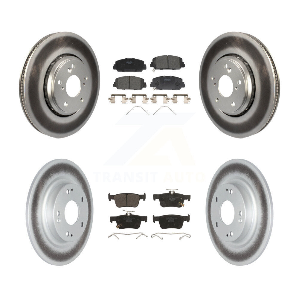 Transit Auto KGT-102173 Disc Brake Kit for 2017-2020 Honda Civic - Front and Rear