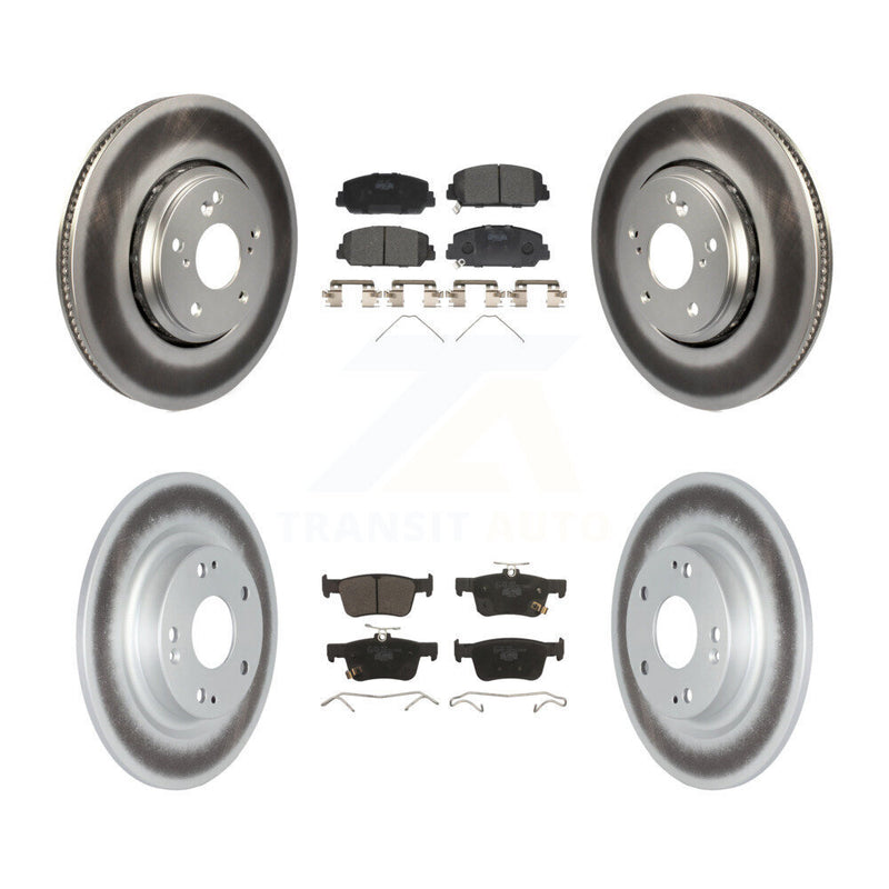 Transit Auto KGT-102173 Disc Brake Kit for 2017-2020 Honda Civic - Front and Rear