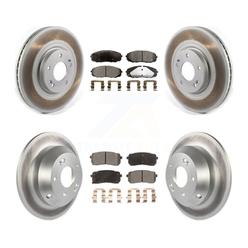 Transit Auto KGT-102176 Disc Brake Kit for 2015-2021 Kia Sedona - Front and Rear