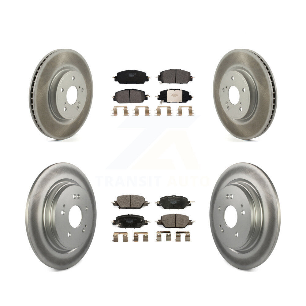 Transit Auto KGT-102179 Disc Brake Kit for 2017-2023 Honda CR-V - Front and Rear