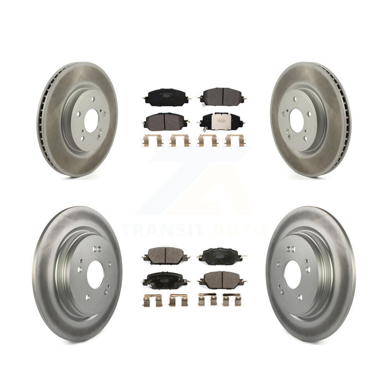 Transit Auto KGT-102179 Disc Brake Kit for 2017-2023 Honda CR-V - Front and Rear