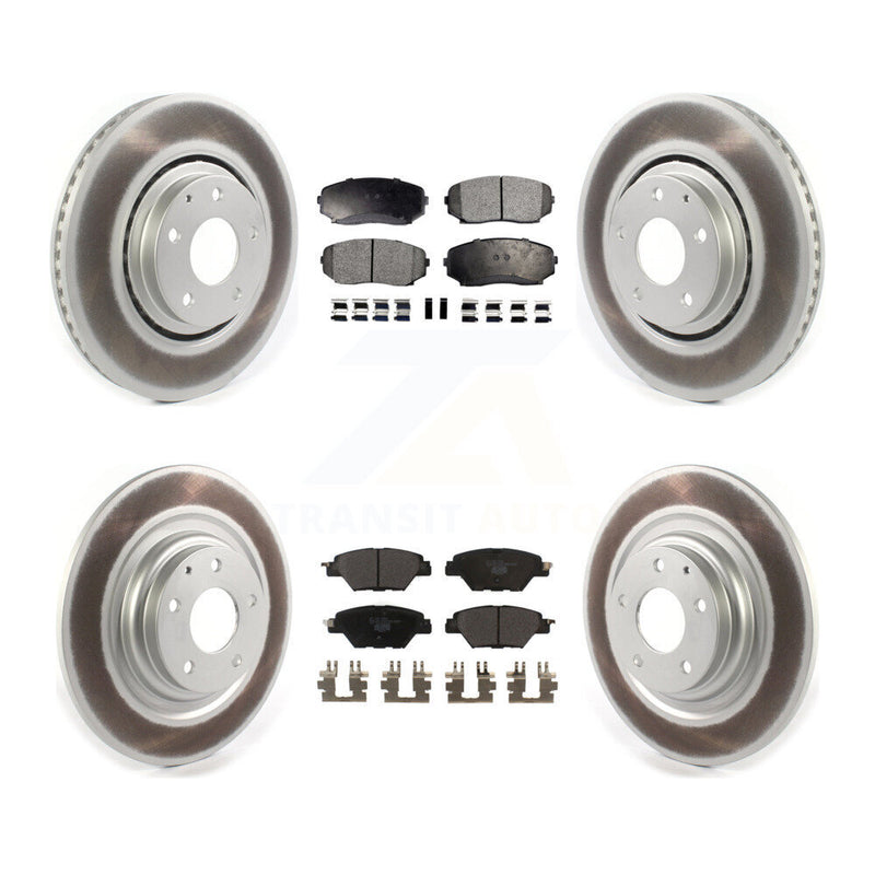 Transit Auto KGT-102181 Disc Brake Kit for 2016-2023 Mazda CX-9 - Front and Rear