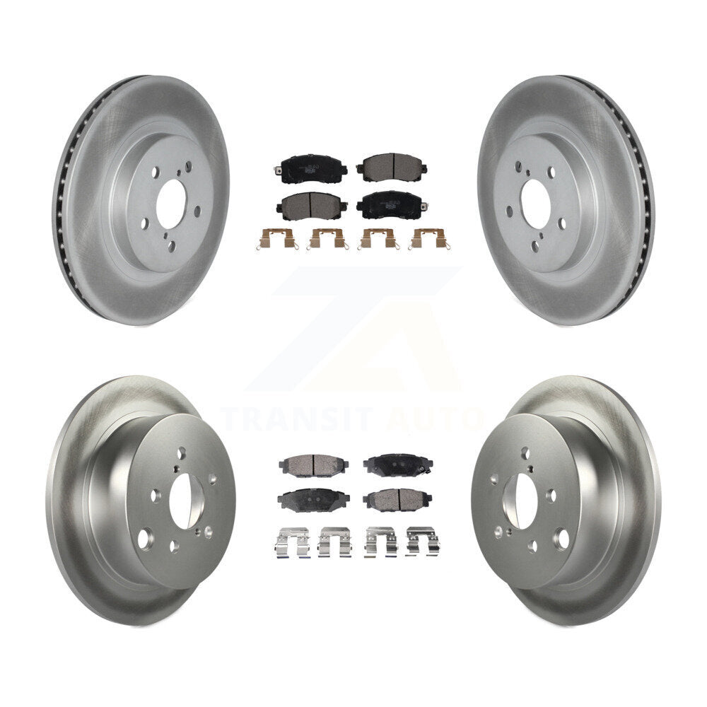 Transit Auto KGT-102182 Disc Brake Kit for 2017-2023 Subaru Crosstrek, Subaru Impreza - Front and Rear