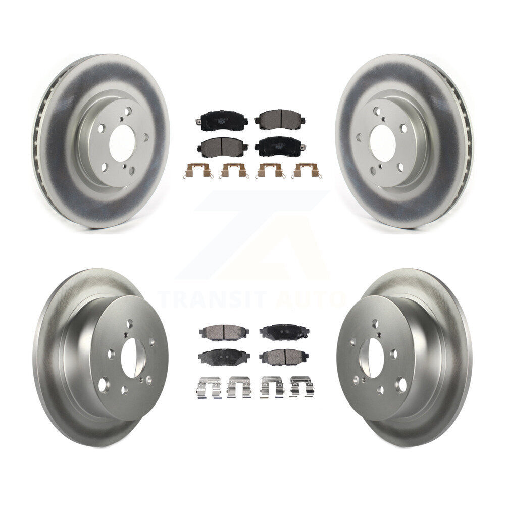 Transit Auto KGT-102184 Disc Brake Kit for 2017-2023 Subaru Impreza - Front and Rear