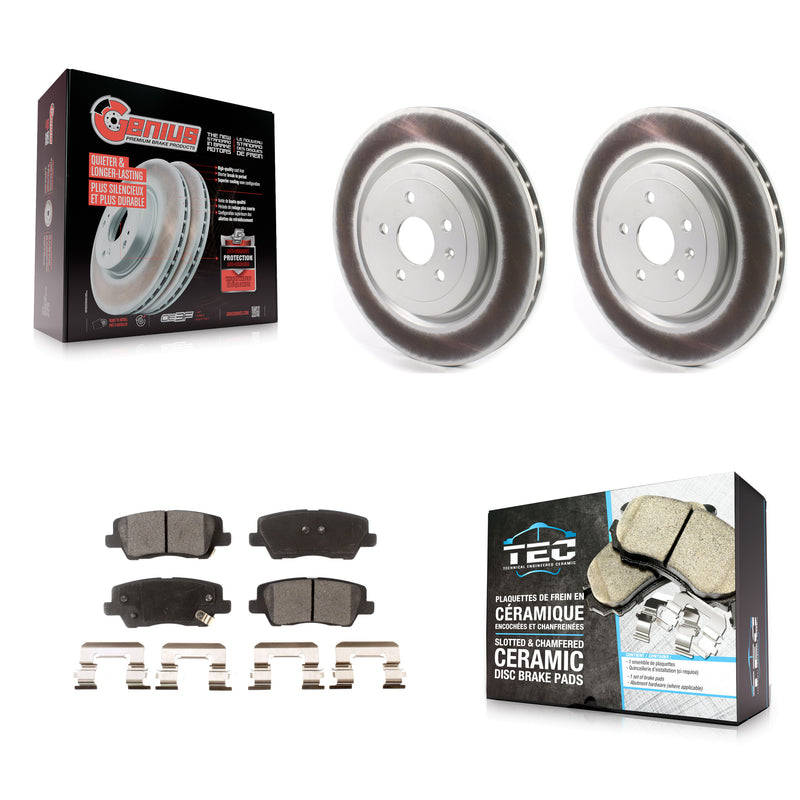 Transit Auto KGT-102192 Disc Brake Kit for 2015 Cadillac CTS - Rear