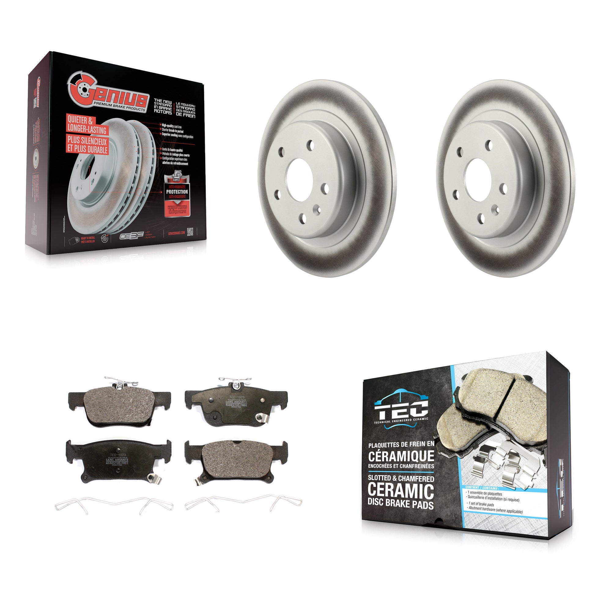 Transit Auto KGT-102196 Disc Brake Kit for 2019-2020 Buick Envision - Rear