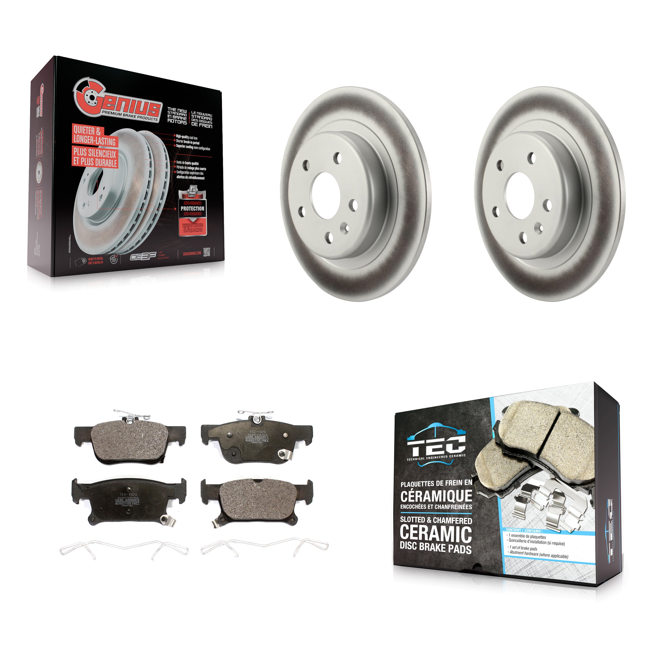 Transit Auto KGT-102196 Disc Brake Kit for 2019-2020 Buick Envision - Rear