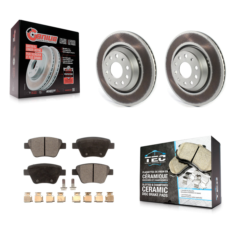 Transit Auto KGT-102206 Disc Brake Kit for 2011-2013 Volkswagen GTI, Audi A3 Quattro - Rear