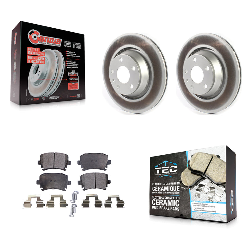 Transit Auto KGT-102210 Disc Brake Kit for 2008-2015 Audi TT Quattro, Audi TT RS Quattro and More - Rear
