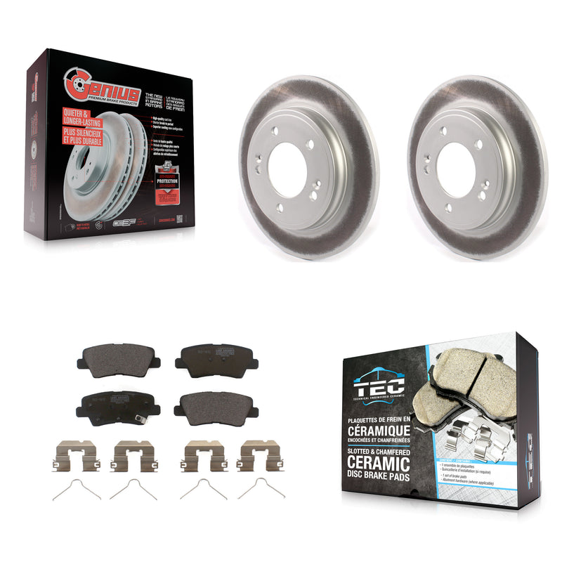 Transit Auto KGT-102216 Disc Brake Kit for 2017-2022 Kia Niro, Hyundai Elantra, Hyundai Ioniq - Rear