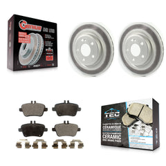 Transit Auto KGT-102220 Disc Brake Kit for 2014-2020 INFINITI QX30, Mercedes-Benz CLA250, Mercedes-Benz GLA250 - Rear
