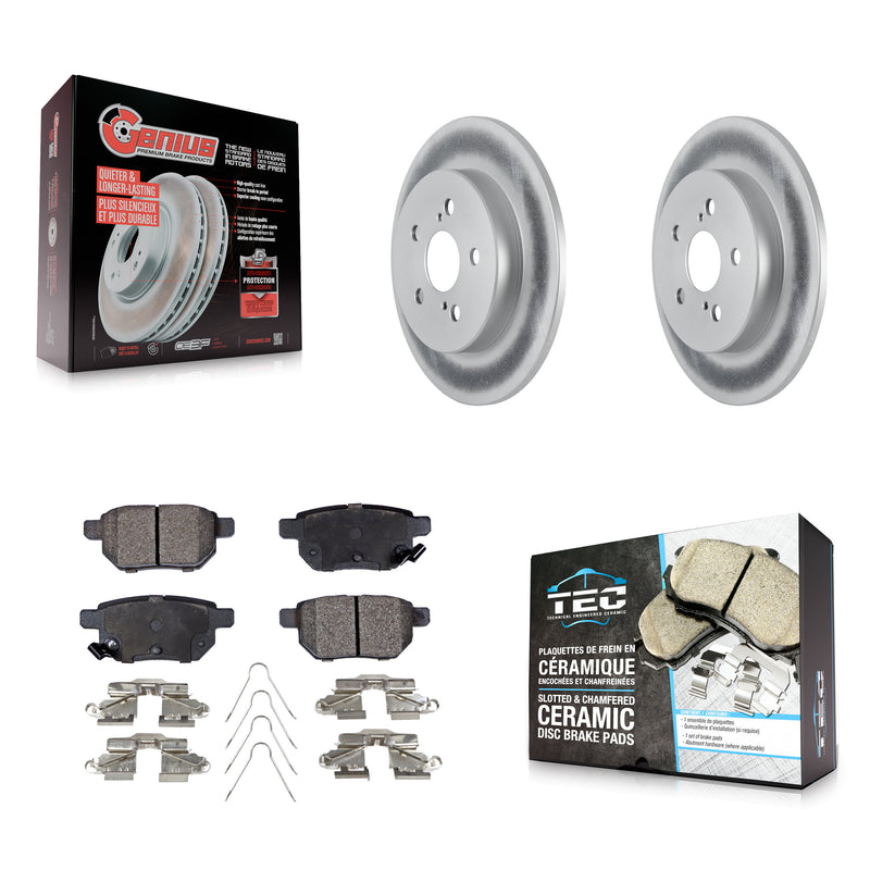 Transit Auto KGT-102222 Disc Brake Kit for 2019 Toyota Corolla - Rear
