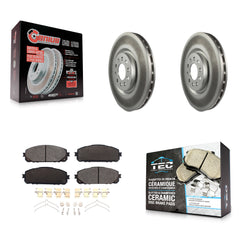 Transit Auto KGT-102227 Disc Brake Kit for 2014-2023 Jeep Cherokee - Front