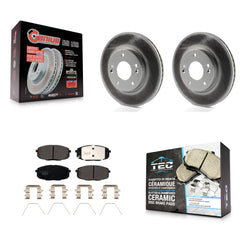 Transit Auto KGT-102249 Disc Brake Kit for 2014-2025 Hyundai Kona, Kia Seltos and More - Front