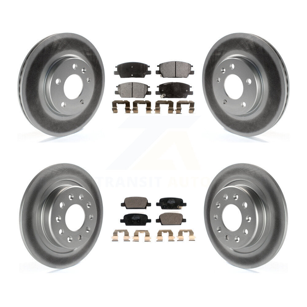 Transit Auto KGT-102261 Disc Brake Kit for 2016-2019 Chevrolet Malibu - Front and Rear
