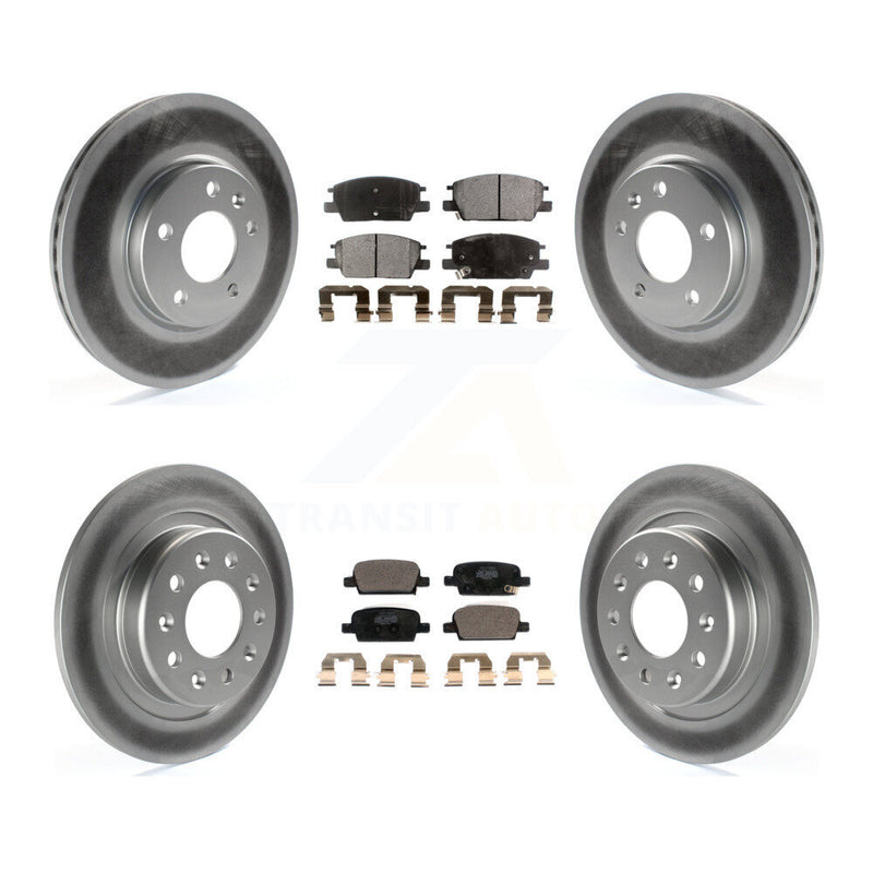 Transit Auto KGT-102261 Disc Brake Kit for 2016-2019 Chevrolet Malibu - Front and Rear