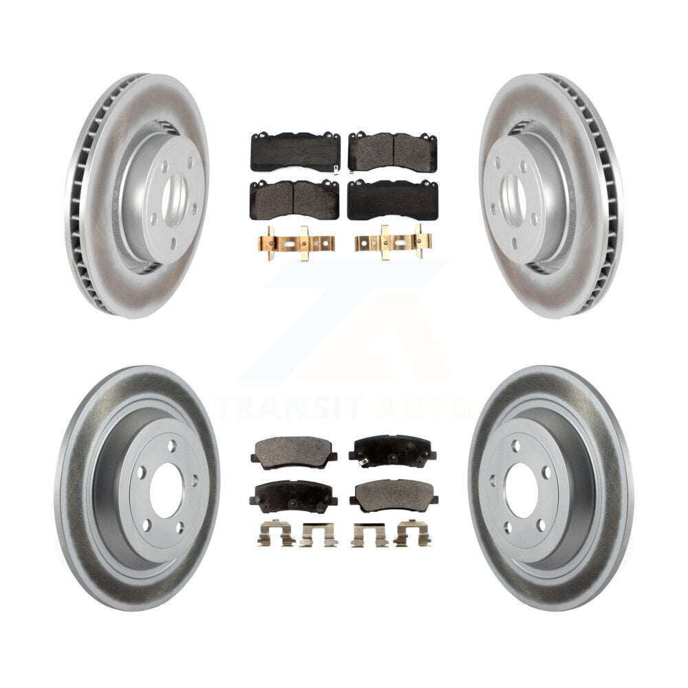 Transit Auto KGT-102264 Disc Brake Kit for 2015 Ford Mustang - Front and Rear