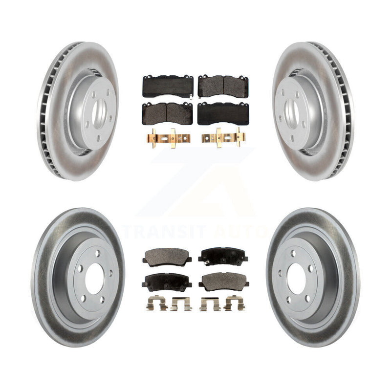 Transit Auto KGT-102264 Disc Brake Kit for 2015 Ford Mustang - Front and Rear